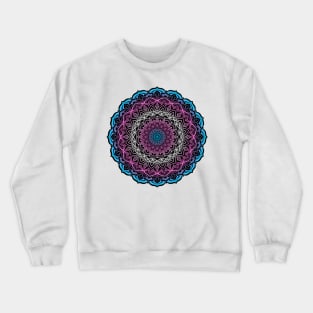 Transgender Pride Mandala Crewneck Sweatshirt